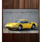 Металлическая табличка Ferrari Dino 206 GT